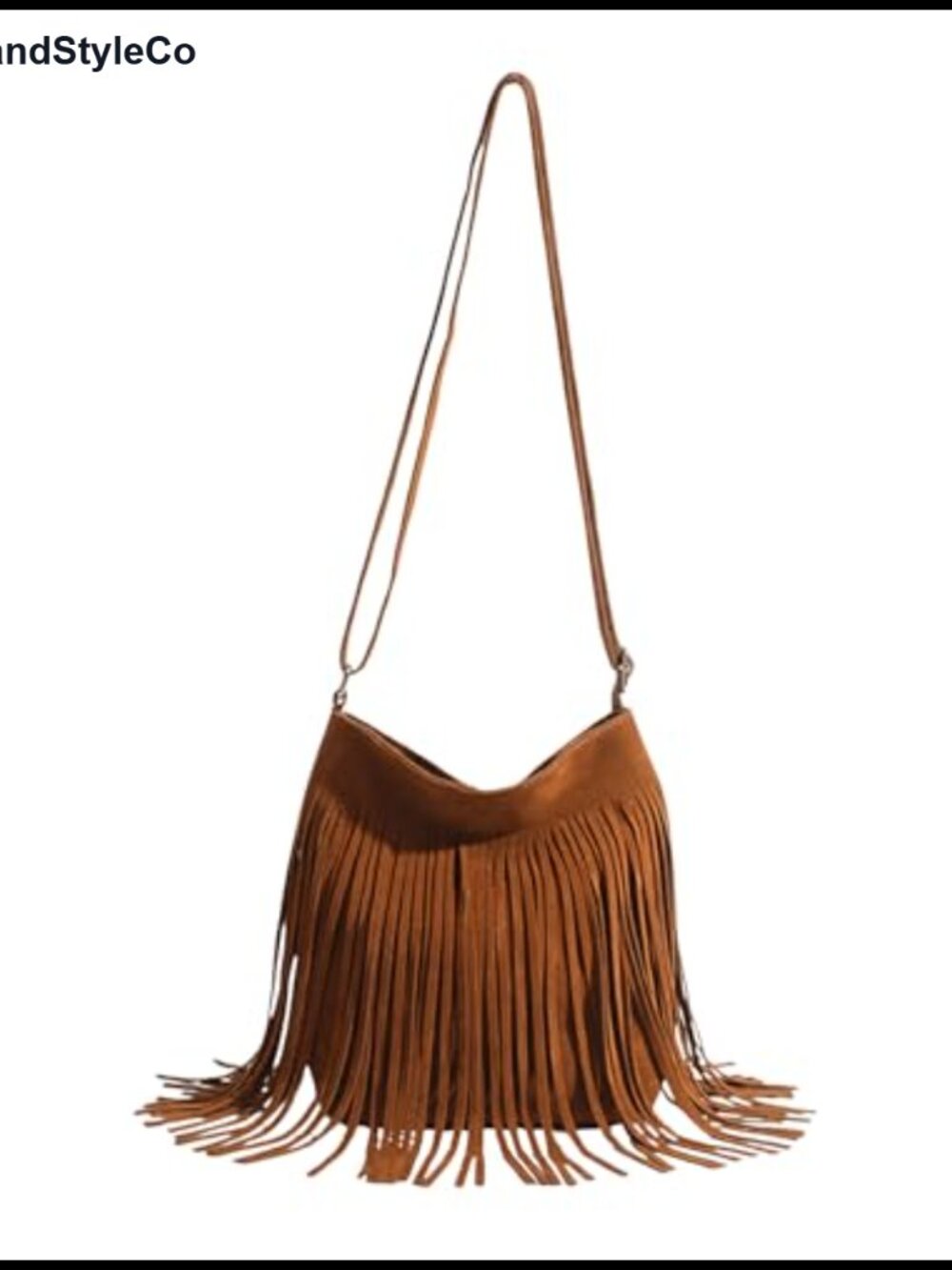 Fringe Western Crossbody Bag Tassel Shoulder Purse PU Leather